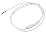 Cablu USB-C AKYGA 1m 60W 3A 20V Alb pentru Service Cabluri