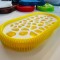 Sapuniera 3D, model Wave, Galben Alb
