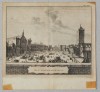 Pieter van der Aa &quot;Vue de Westminster Hall&quot; gravura veche 1707, Peisaje, Cerneala, Altul