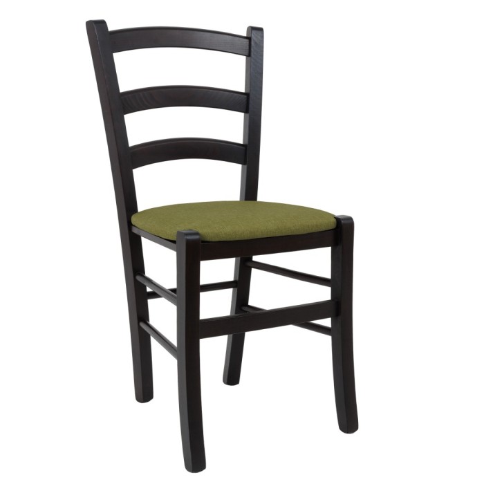 Scaun Paesana - cadru wenge - stofa S22 - verde