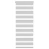 Jaluzea tip zebra gri deschis lățime țesătură 50,9 cm poliester