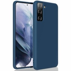 Husa Telefon Silicon Samsung S21+ g996 5G Liquid Dark Blue foto
