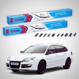 Cumpara ieftin Ștergătoare Renault Laguna III Grandtour Break 2007-2016 | Set Față Flat Premium &ndash; TeamCar&reg;