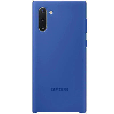Husa Cover Silicone Samsung pentru Samsung Galaxy Note 10 Albastru foto