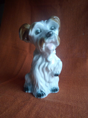 Bibelou/figurină de porțelan fin, vintage - Zdreanță, cel cu ochii de faianță foto