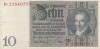 GERMANIA 10 reichsmark 1929 - P180a XF+++!!!