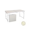 Masa plianta din aluminiu 120x60 cm, tip valiza, usoara si compacta, Oem