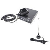 Statie radio CB CRT S Mini 12/24V 4W cu antena magnetica PNI ML29