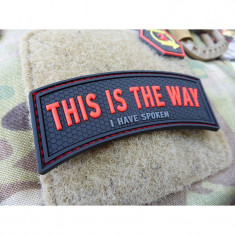 PATCH CAUCIUC - THIS IS THE WAY -COLOR