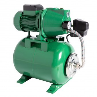 Hidrofor Micul Fermier 1.5 kW, debit maxim 3000l/h, inaltime maxima de pompare 53m, corp pompa fonta, capacitate vas expansiune 24 litri foto