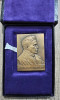 Placheta bronz George Enescu, medalist M. Ionescu