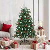 VidaXL Brad de Crăciun artificial Verde 150 cm PVC și metal și plastic 3395544