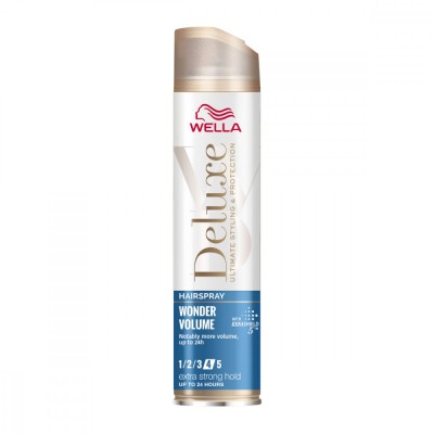 Fixativ pentru par cu fixare extra puternica Wonder Volume Wella Deluxe, 250ml, Wella foto