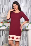 Cumpara ieftin Rochie eleganta Vilma bordo - 38Marimea, Yves