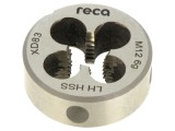 Filieră M12, pas 1,75, HSS, &Oslash; 38 mm, &icirc;nchisă
