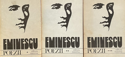 M. EMINESCU, POEZII, VOL. I - II - III, EDITIE CRITICA de D. MURARASU, 1982 foto