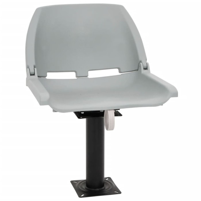 vidaXL Scaun barcă, cu piedestal pivotant la 360&deg; 3294946