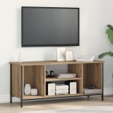 VidaXL Suport TV Stejar artizanal Lemn stratificat, metal 102 x 35 x 45 cm