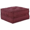 VidaXL Puf modular Maroon 70x70x36 țesătură 4019031