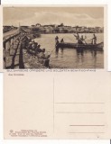 Dobrogea - tipuri, soldati bulgari pescari - rara, militara WWI, WK1, Circulata, Printata