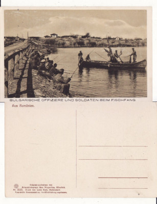 Dobrogea - tipuri, soldati bulgari pescari - rara, militara WWI, WK1 foto