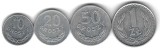 POLONIA LOT / SET Nr 3 : 4 buc , 10 + 20 + 50 Groszy + 1 Zlot 1983