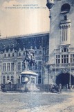 Iasi. Palatul Administrativ cu statuia lui Stefan Cel Mare (necirculata)
