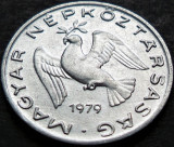 Cumpara ieftin Moneda 10 FILERI / FILLER - RP UNGARA, anul 1979 * cod 3676 = A.UNC, Europa, Aluminiu