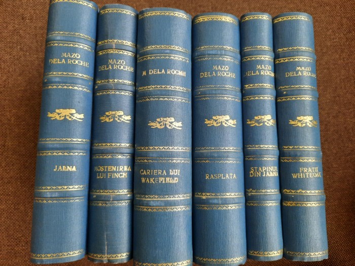 Mazo de la Roche - CRONICA FAMILIEI WHITEOAK 6 VOLUME LEGATE DE LUX