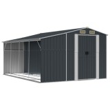 Cumpara ieftin Sopron de gradina, antracit, 277x365,5x179 cm, otel galvanizat