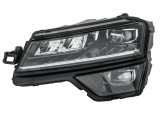 Far Skoda Karoq, 08.2017-12.2019, montare fata, stanga, cu lumini de zi tip LED; cu lampa ceata LED; LED; electric; fara modul LED; LED; Numar functi