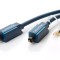 Cablu optic Toslink - Toslink plus adaptor 3.5 mm 15m Clicktronic