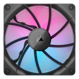 VENTILATOR Corsair iCUE LINK RX140 1x140mm RGB NEGRU, 0.400-2100 RPM +/- 10%,18.1-95.7 CFM, Presiune Statica: 0.15-3.79 mm-H2O, 10-36dBA, Prindere mag