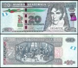 Guatemala 2020 - 20 quetzales, circulata