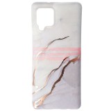 Husa Samsung Galaxy A42 5G, TPU Matte Gold, Design 02, IMD