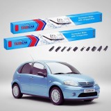 Cumpara ieftin Ștergătoare Citro&euml;n C3 Gen I FC/FN Hatchback 2002-2009 | Set Față Flat Premium &ndash; TeamCar&reg;