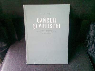 CANCER SI VIRUSURI - ST.S. NICOLAU foto