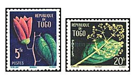 Togo 1959 - Flori, serie neuzata foto