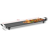 Gratar electric Teppanyaki TY 1897, 1800W, 90 x 22 cm, Negru