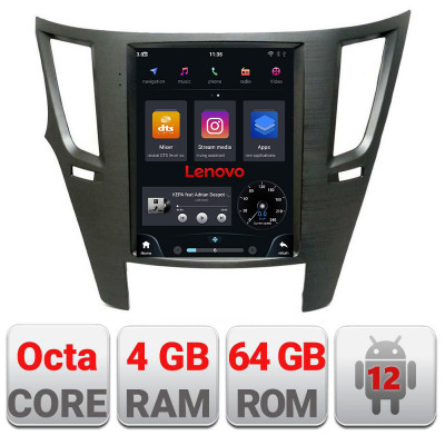 Navigatie dedicata tip Tesla Subaru Legacy si Outback 2010-2014 radio gps internet 8Core 4G carplay android LENOVO dsp 4+64 kit CarStore Technology foto