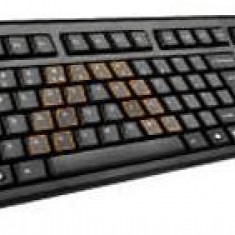 Kit Tastatura A4Tech KRS-85 si Mouse OP-720-B USB (Negru)