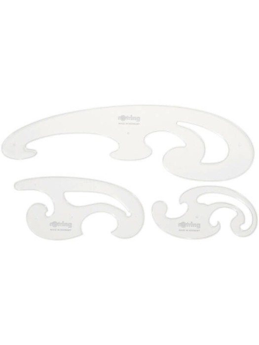 Set 3 sabloane Burmester S0221301