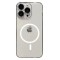 Husa protectie flippy pentru apple iphone 11, magsafe silicone, protectie si folie camera inclusa, protectie camera, transparent