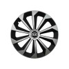 Set 4 Capace Roti 15 inchi (R15) Fame Gri-Negru, Compatibile Cu Kia, Autohelix MSA