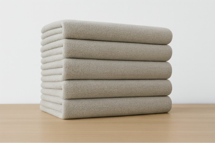 Set 5 prosoape Baie Bumbac 100%, 50x100 Cm , Moi si Absorbante