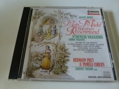 31 deutsche Lieder - Brahms, Prey &amp;amp; Coburn, cd foto