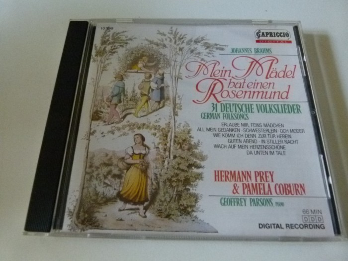 31 deutsche Lieder - Brahms, Prey &amp; Coburn, cd