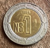 C50 - Moneda foarte veche - Mexic - 1 peso - 1994
