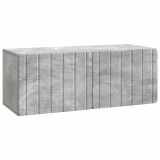 vidaXL Oglindă TV montată pe perete Gri Beton 78,5 x 31 x 30 cm 898378