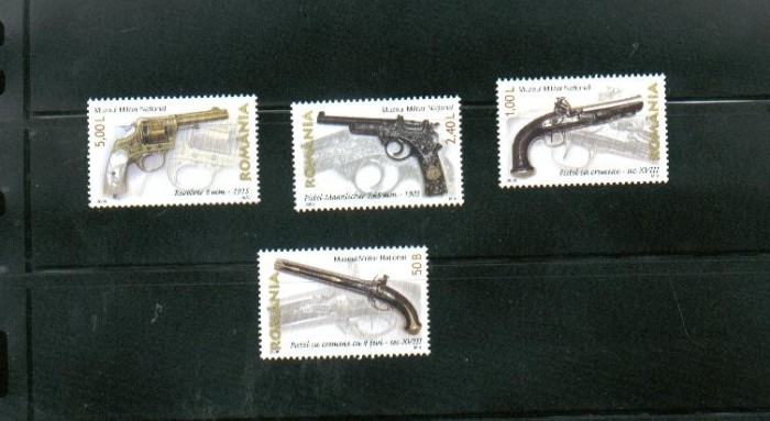 ROMANIA 2008 - ARME DE FOC DIN MUZEUL MILITAR - LP 1794